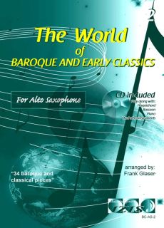 The World of Baroque and Early Classics Vol. 2 for Alto Saxophone (Bk-Cd) (arr. Frank Glaser)