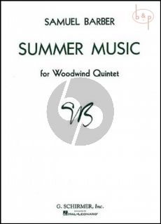 Barber Summer Music Op.31 Woodwind Quintet (Score/Parts)