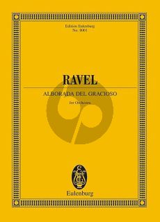 Ravel Alborado del Gracioso Study Score