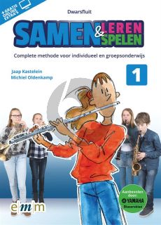 Kastelein-Oldenkamp Samen Leren Samenspelen Dwarsfluit (Boek met Audio online)