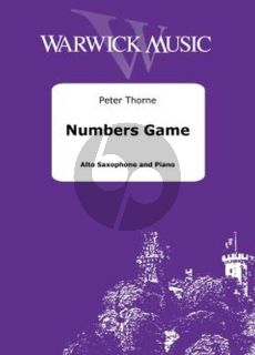 Thorne Numbers Game for Alto Saxophone and Piano
