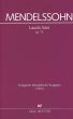 Mendelssohn Lauda Sion MWV A24 Op.73 Soli-Choir-Orchestra (Vocal Score) (R. Larry Todd)