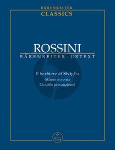 Rossini Il Barbiere di Siviglia Study Score (edited by Patricia B.Brauner)