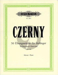 Czerny 50 Übungsstücke für Anfänger Op.481 Klavier