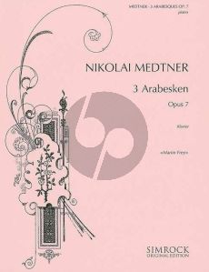 Medtner 3 Arabesques Op.7 Piano solo