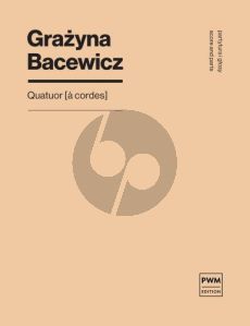 Bacewicz Quatuor a Cordes Score-Parts
