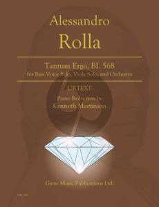 Rolla Tantum Ergo, BI. 568 in F Major for Bass Voice, Solo Viola, and Orchestra Reduction for Bass Voice and Piano (Edited by Kenneth Martinson) (Urtext)