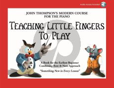 Thompson Teaching Little Finger to Play Piano (Book with Audio online)