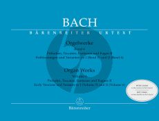 Bach Orgelwerke Vol.6 (edited by Dietrich Kilian)