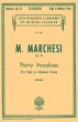 Marchesi 30 Vocalises op.32 High/Medium voice