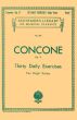 Concone 30 Daily exercices op.11 High Voice