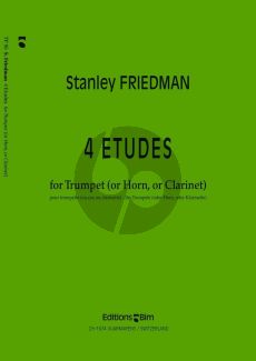 Friedman 4 Etudes for Trumpet (Horn or Clarinet)