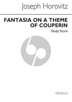 Horovitz Fantasia on a Theme of Couperin Study Score