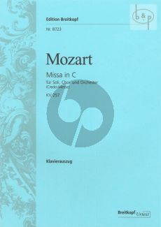 Missa C-major KV 257 (Credo-Messe) (Soli-Choir-Orch.) (Vocal Score)