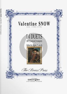 Snow 14 Duets (2 [Natural]Trumpets) (Proksch)