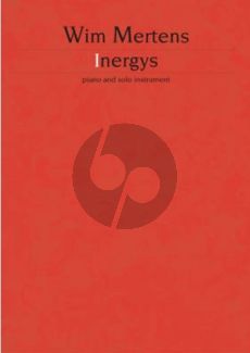 Mertens Inergys for Melody Instrument in C (Flute, Oboe or Violin) and piano