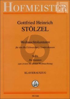 Weihnachtskantaten fur den Hof Schwarzburg- Sonderhausen Teil 1 Die Kantaten zum ersten bis dritten Weihnachtstag