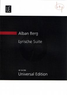 Lyrische Suite (String Quartet) (Study Score)