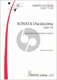 Sonata Duodecima Op.16 No.12 for Violin and Piano