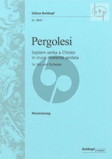 Septem verba a Christo in cruce moriente prolata (SATB soli-Orch.) (Vocal Score)