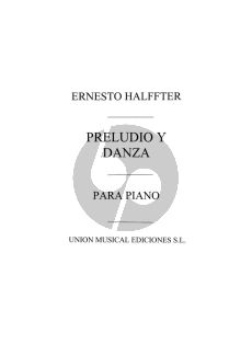 Halffter Preludio y Danza Piano solo