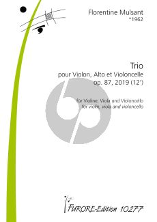 Mulsant Trio Op. 87 pour Violon, Alto et Violoncelle (Score/Parts)