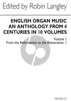 Anthology of English Organ Music Vol. 1 (edited by Robin Langley)