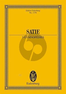 Satie 3 Gymnopedies for Orchestra Study Score