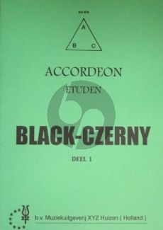 Black Czerny Akkordeon-Etuden Vol.1