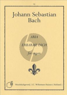 Bach Erbarme Dich voor Orgel