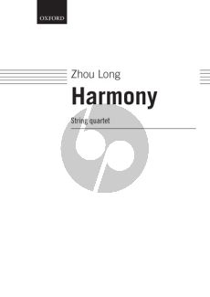 Zhou Long Harmony for String Quartet (Score/Parts)