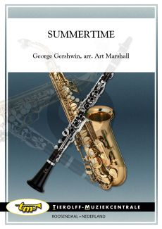 Gershwin Summertime 4 Saxophones (SATB) (Score/Parts) (arr. Art Marshall)