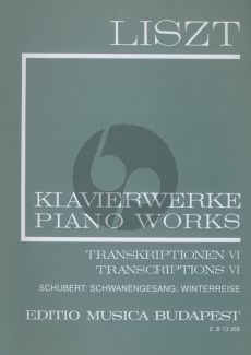 Liszt Transcriptions Vol.6 (Complete Works Serie II Vol.21) (Schubert Winterreise a.o.)