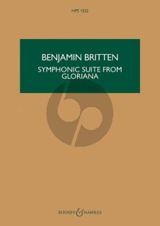 Britten Symphonic Suite from Gloriana Op.53 Study Score