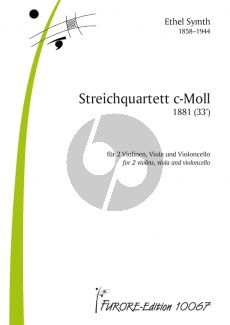 Smyth Quartet c-minor (1881) 2 Vi.-Va.-Vc. (Score/Parts)