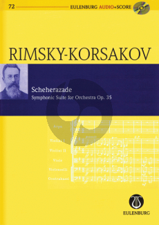 Rimsky-Korsakov Scheherazade (Symphonic Suite) Op.35 (Orch.) (Study Score with Audio)