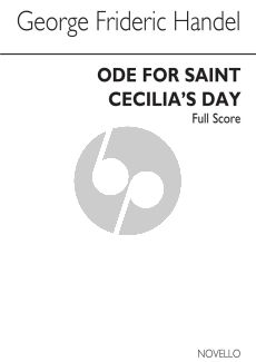 Handel Ode for St.Cecilia's Day HWV 76 Soli-Choir and Orchestra Full Score (edited by Donald Burrows) (Novello)