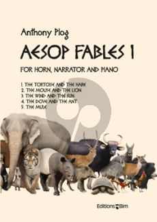 Plog Aesop Fables I Narrator-Horn (F) and Piano (Score/Parts)