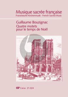 Bouzignac 4 Motets pour le Temps de Noel SAT(A)B ou SST(A)TB