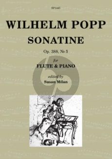 Popp Sonatine Op.388 No.5 Flute-Piano (edited by Susan Milan)