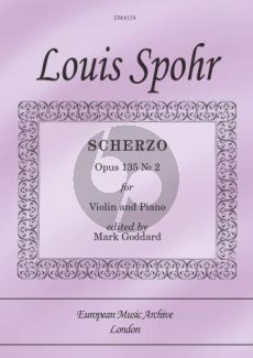 Spohr Scherzo Op.135 No.2 (from 6 Salon Pieces) Violin-Piano