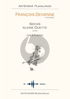 Devienne 6 Kleine Duette Op.82 fur 2 Floten Buch mit Cd (Spielpartitur)