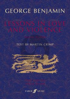 Benjamin Lessons in Love and Violence Vocal Score