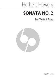 Howells Sonata No. 2 Violin and Piano (edited by Paul Spicer)