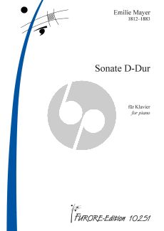 Mayer Sonate D-Dur for piano