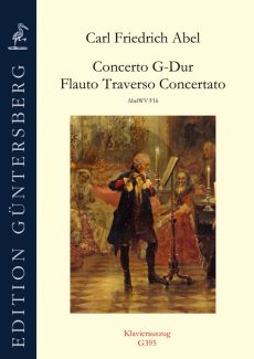 Abel Concerto G-Dur für Flauto Traverso und Bc (Klavierauszug)