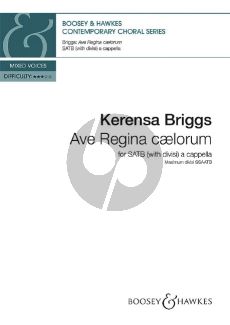 Briggs Ave Regina caelorum SATB with divisi a cappella