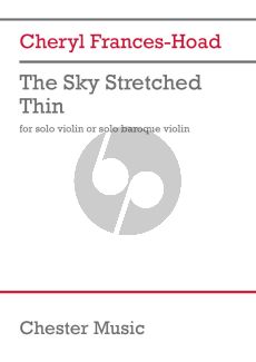 Frances-Hoad The Sky Stretched Thin Violin solo or Baroque Violin