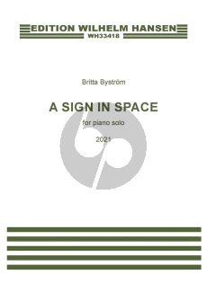Bystrom A Sign in Space Piano solo