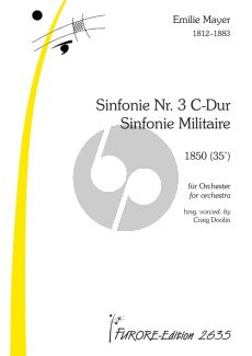 Mayer Sinfonie No. 3 C-Major – Sinfonie Militaire for Orchestra Score (edited by Craig Doolin)